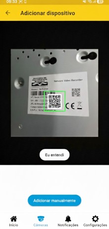 Leitura do QR Code
