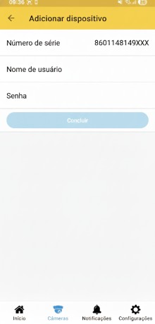 Preencher informações