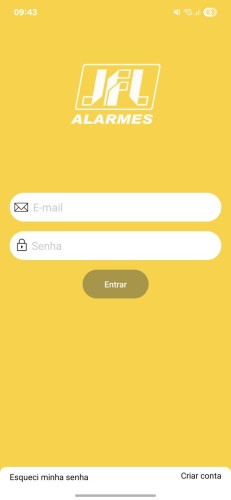 Tela inicial do app