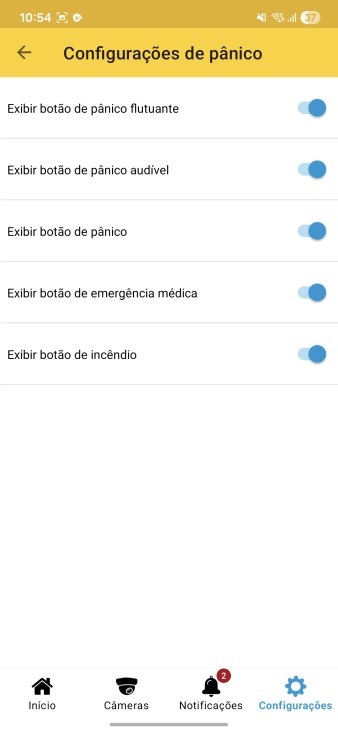 PASSO 8 - Tela de confirmação das configurações aplicadas