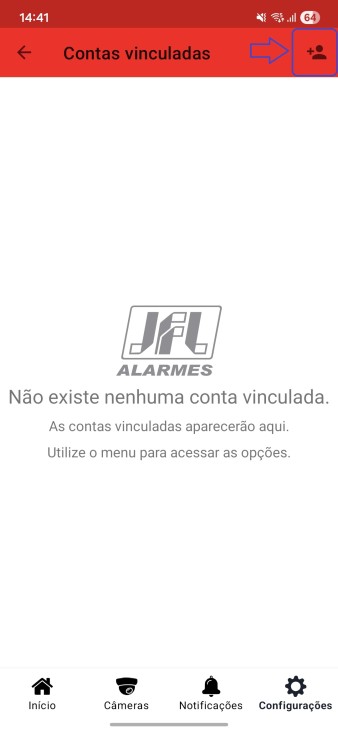 Tela de apresentação dos recursos do aplicativo