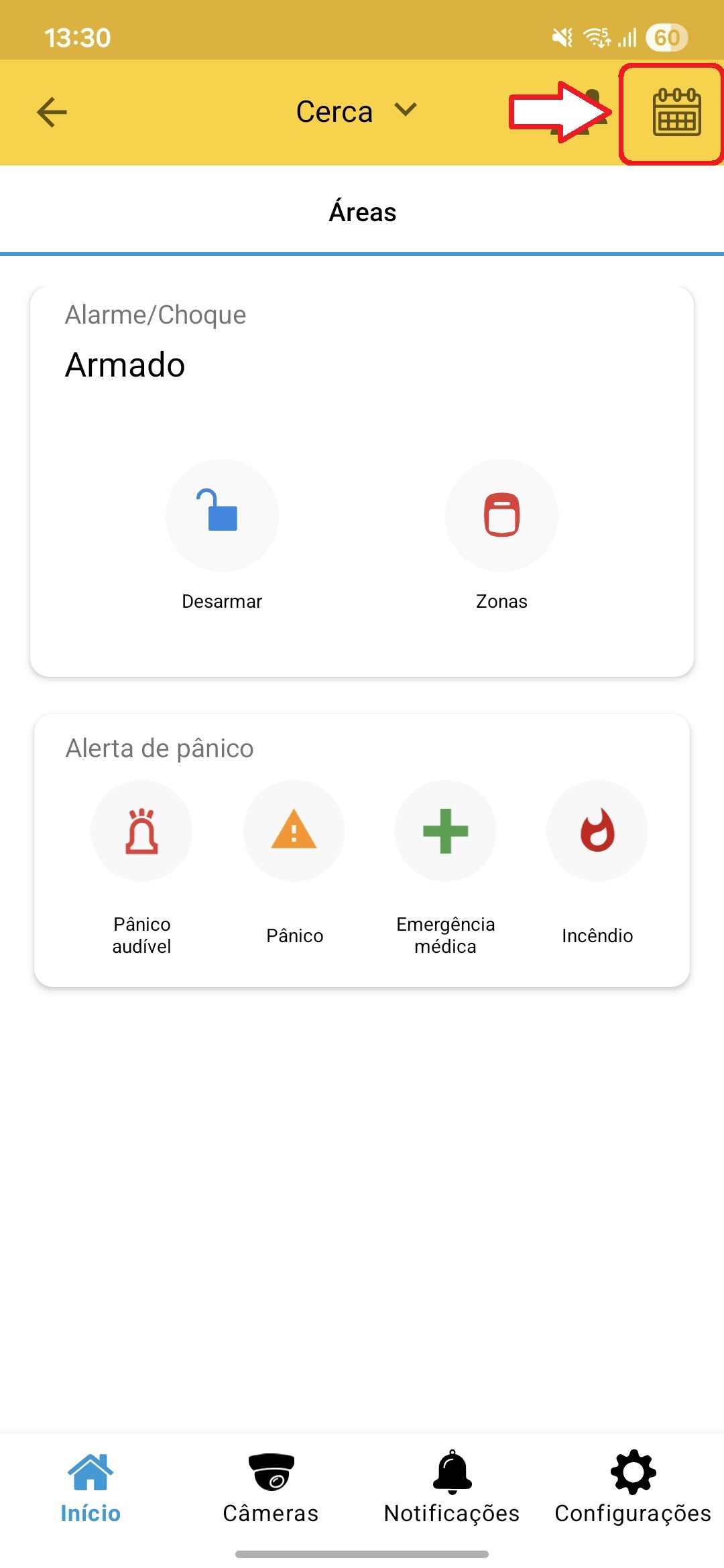 Exemplo de acesso às tarefas agendadas