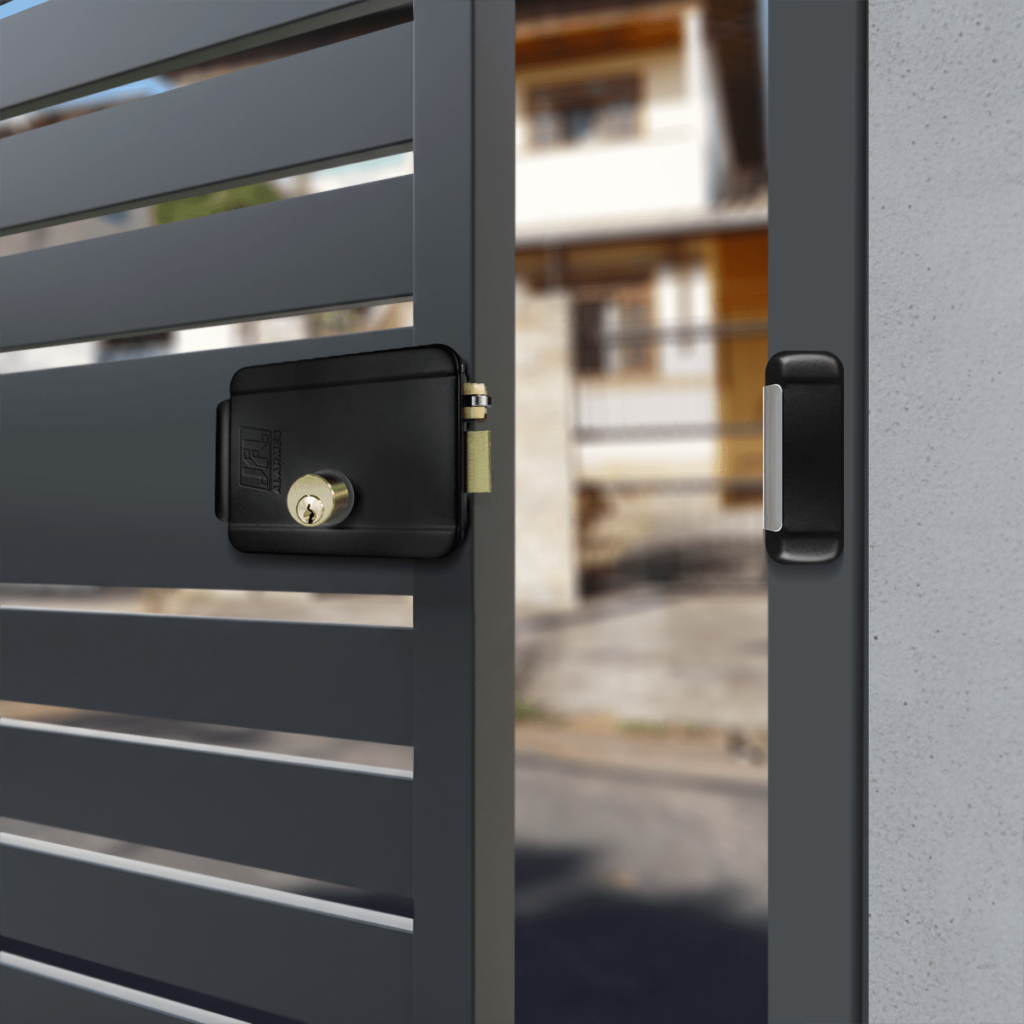 Fechadura elétrica cilindro fixo JFL Alarmes JFL-F101 Abertura para dentro e para fora